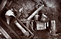 Cornwall Tin Miners - Cook's Kitchen Mine In The 1890s