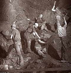 Cornish Tin Miners In The 1890s